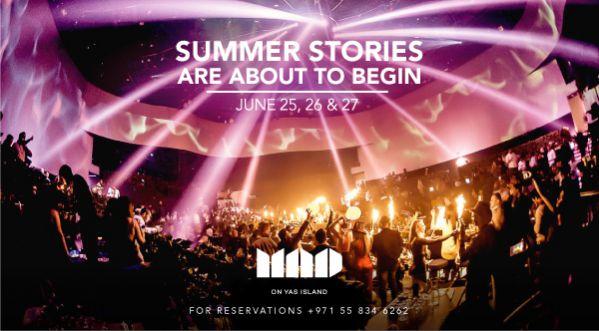 MAD on Yas Island Season Opening June 25-27,2017