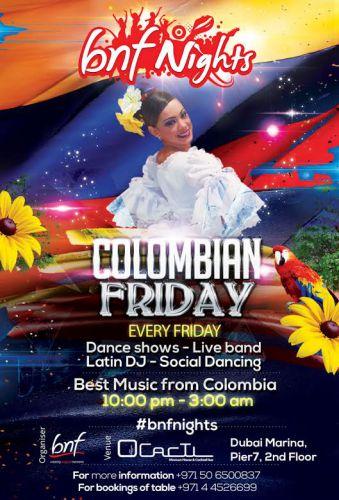 Colombian night by bnf Nights at Ocacti
