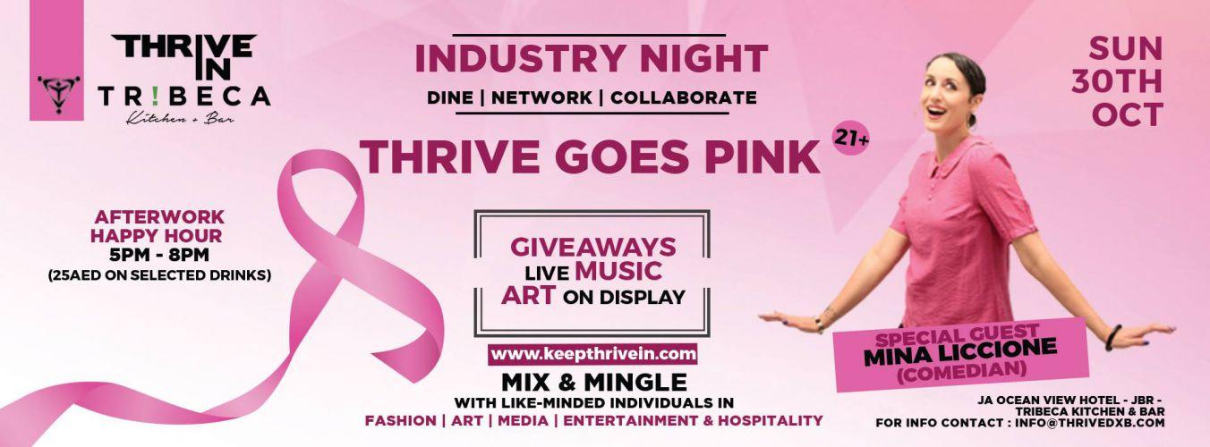 Thrive Goes Pink at ThriveINTribeca