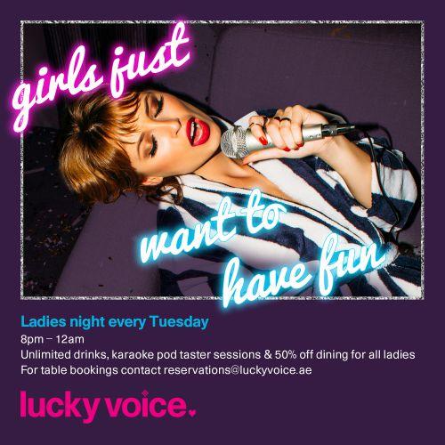 Ladies Night at Lucky Voice