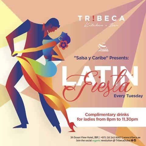 Latin Fiesta is back! Every Tuesday at Tribeca!
