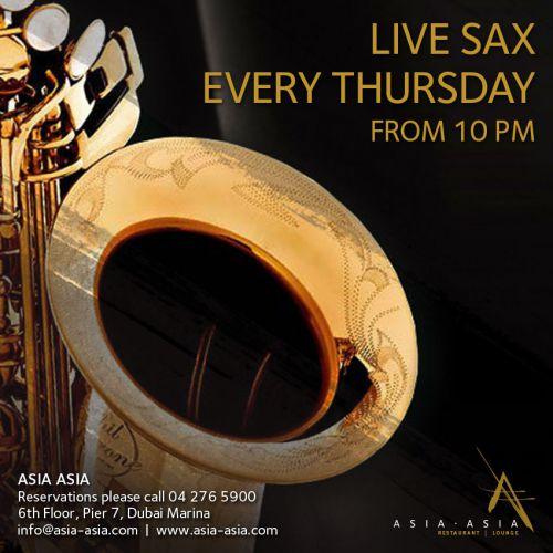 Live sax music with Marcisax