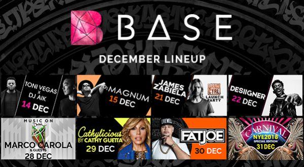 Base Dubai December Line up!