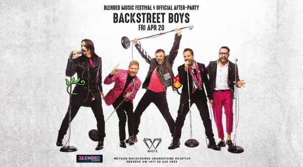 Backstreet boys after party at White Dubai