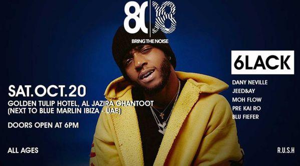 6LACK Live | UAE (ALL AGES)