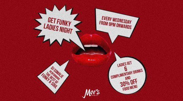Get Funky - Ladies Night at Moes on the 5th