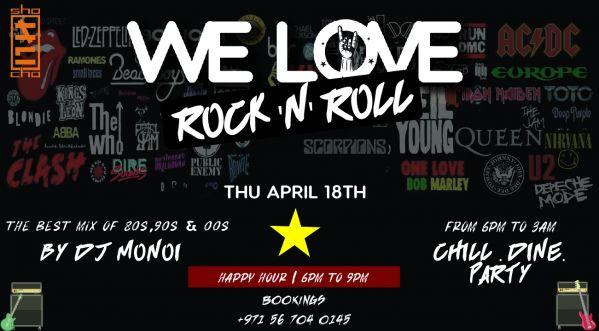 We Love Rock n Roll : April 18, 2019