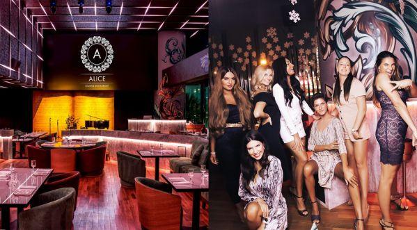 A WHIMSICAL LADIES NIGHT CALLED TUESDAYLAND TAKES PLACE AT ALICE LOUNGE EVERY WEEK!