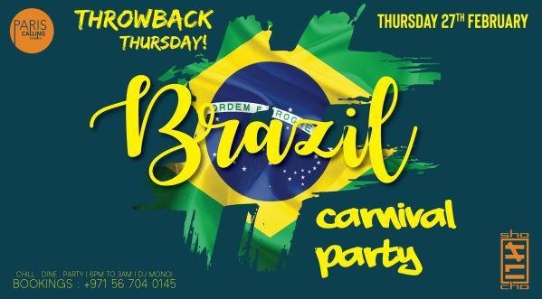 THROWBACK Thursday: Brazil Carnival Party