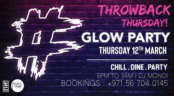 THROWBACK Thursday: Glow Party