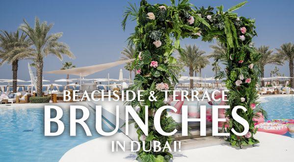 BEACHSIDE AND TERRACE BRUNCHES YOU WILL LOVE FOR THE LONG WEEKEND AHEAD!
