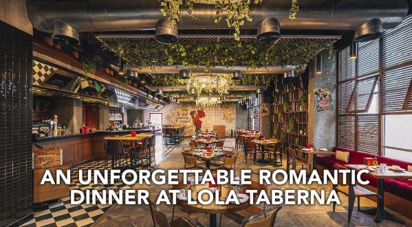 DONT MISS LOLA TABERNA ESPANOLAS UNFORGETTABLE VALENTINES DAY ROMANTIC DINNER!