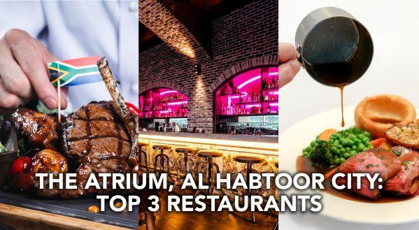 DINE & DRINK IN DUBAI: TOP 3 RESTAURANTS AT THE ATRIUM YOU DO NOT WANT TO MISS!