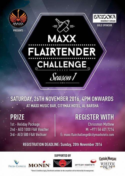 Maxx Flairtender Challenge Season 1