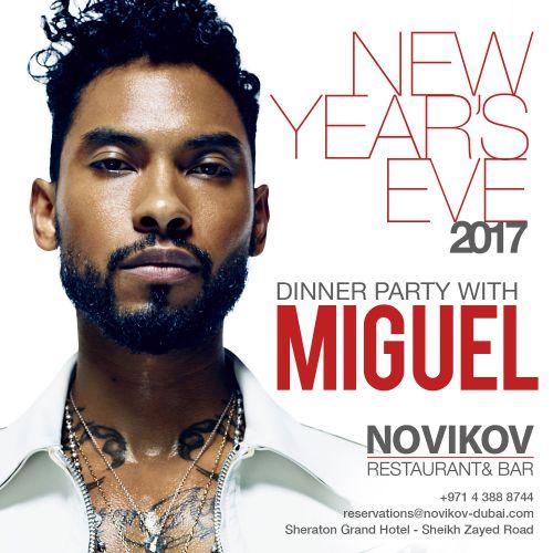 New Year's Eve at Novikov with Miguel