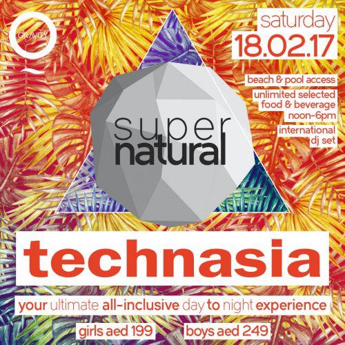 SuperNatural All Inclusive Day Party with Technasia