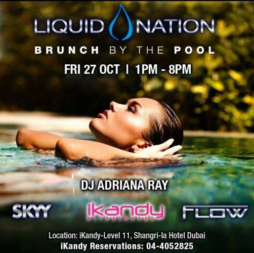 LiquidNation Brunch by the pool