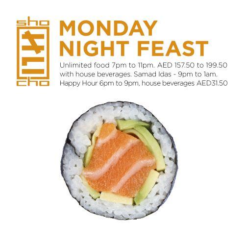 Monday: Unlimited food from aed157.50
