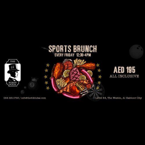 Sports Brunch - Every Friday - AED 195/all Inclusive