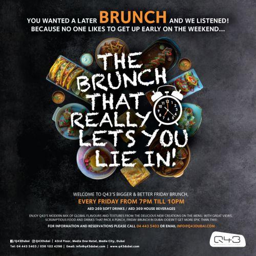 The Brunch That Really Let's You Lie In