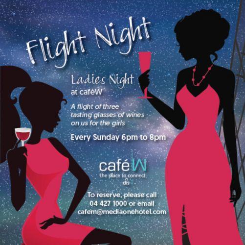 Flight Night in caféW