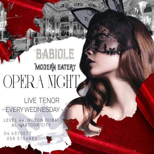 Opera Night with LIVE TENOR & breathtaking Dubai views