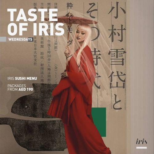 Taste of Iris - Wednesdays: Non-stop Sushi Menu