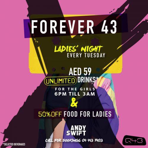 Forever 43 ladies' Night