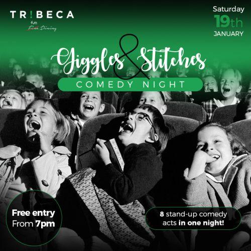 Giggles & Stitches – Comedy night