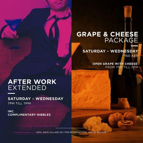 Afterwork/Open Grape & Cheese