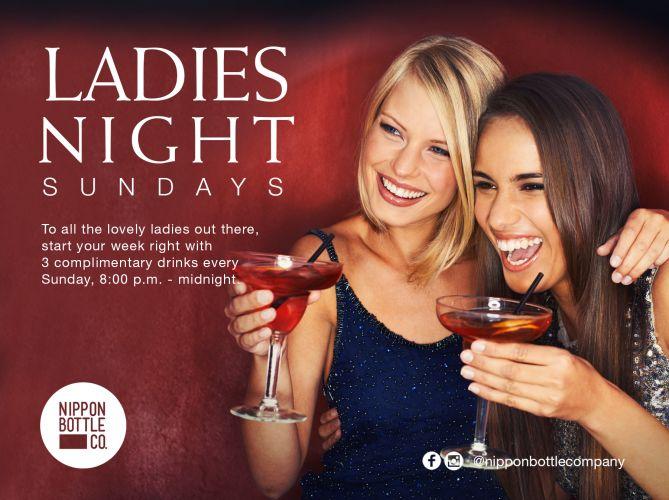 Ladies Night by #NipponBottleCompany every Sunday