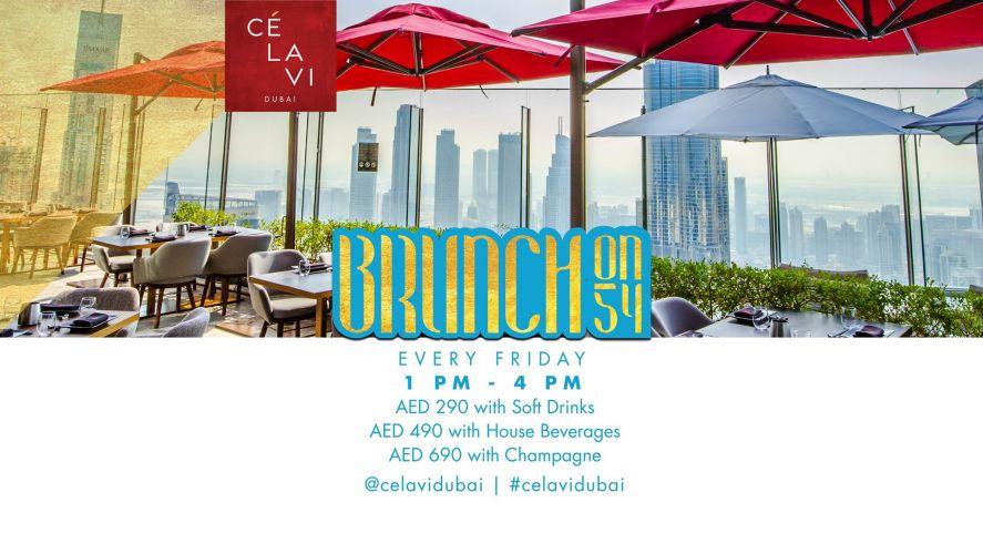Brunch on 54 | Every Friday at CÉ LA VI Dubai