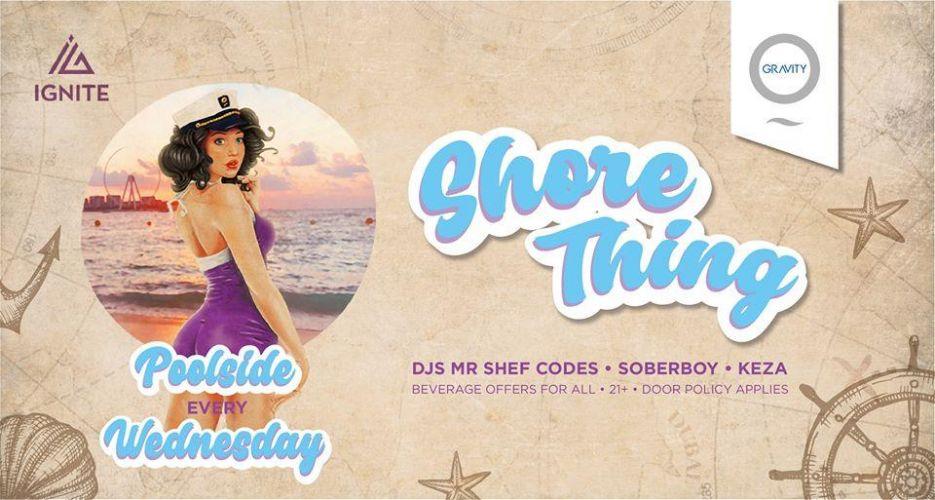 Shore Thing at the poolside (21+)