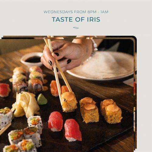 Taste Of Iris - Unlimited Sushi Menu - Wednesdays