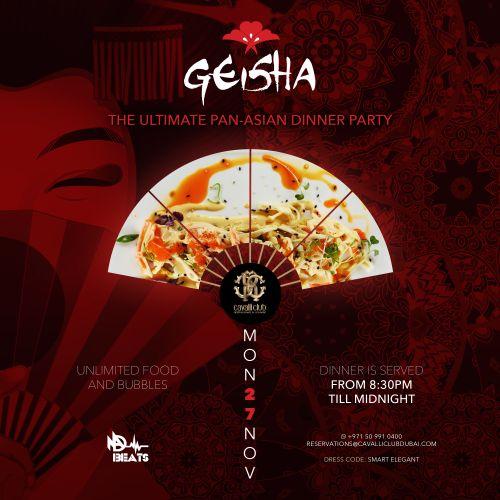 Geisha Dinner Party w/ DJ Mad Beats